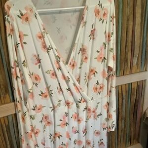 Boohoo size18 floral print maxi dress